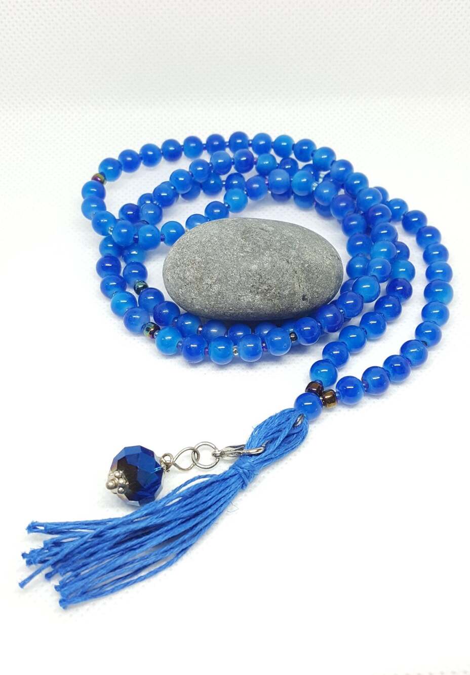 Simple Blue Stone MALA